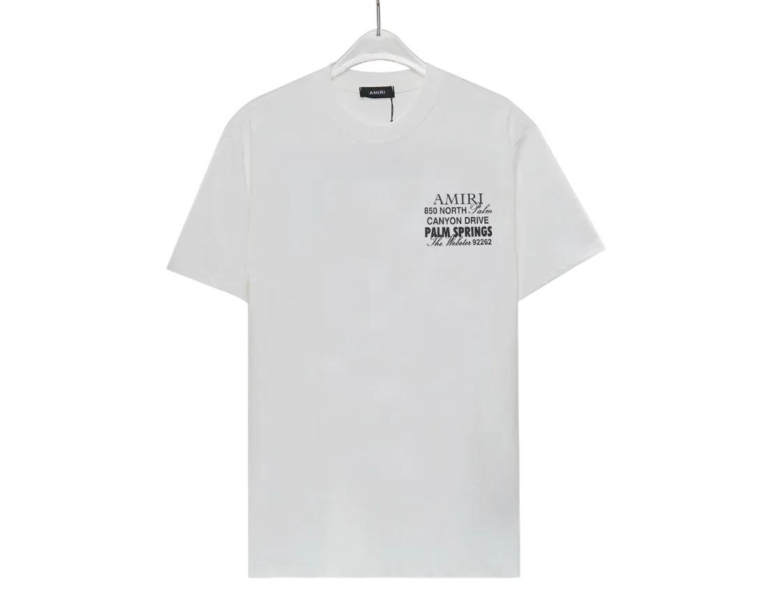 Amiri pink bones tee